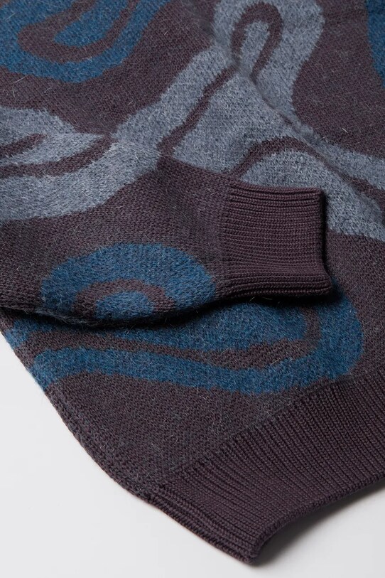 Одежда Свитер с примесью шерсти by Parra Stupid Lava Lamp Knitted Pullover 52415.. бордо
