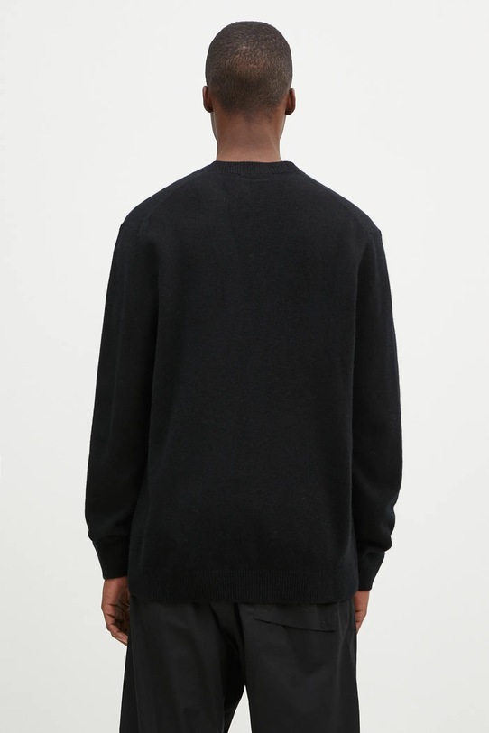 Odjeća Vuneni kardigan Maison Kitsuné Bold Fox Head Patch NM00506KT1006 crna