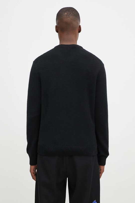Oblečení Vlněný svetr Maison Kitsuné Bold Fox Head Patch NM00805KT1006 černá