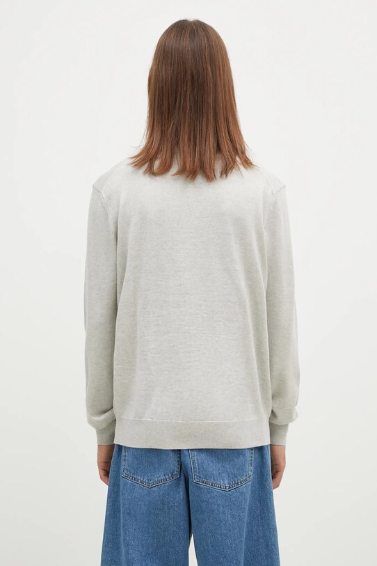 Одежда Шерстяной свитер Maison Kitsuné Bold Fox Head Patch MM00815KT1036 серый