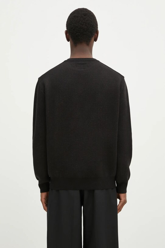 Clothing thisisneverthat wool blend jumper Basketball Hoop Knit Sweater TN243KKNPK04 black