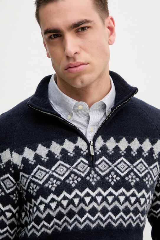 Sveter s prímesou vlny Guess tmavomodrá M4PR58.Z3LQ0