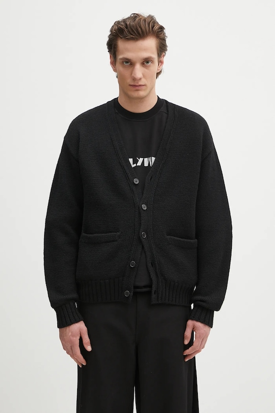 Дрехи Вълнена жилетка Wacko Maria x Keith Haring KH.WM.KN02 черен