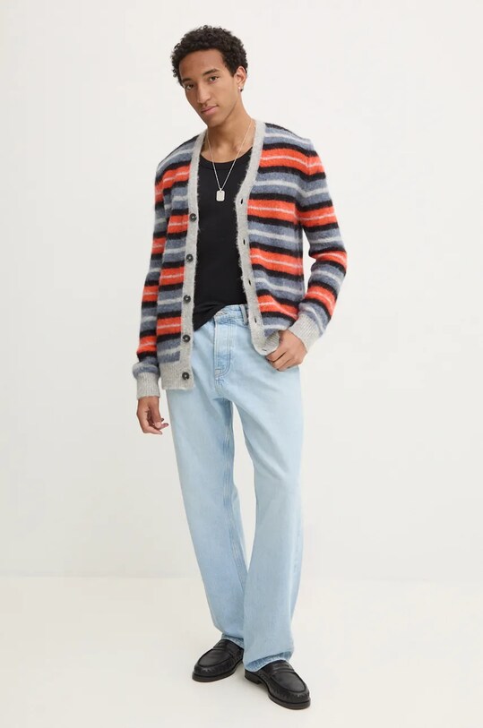 Шерстяной кардиган A.P.C. cardigan dave мультиколор WPABH.M22304