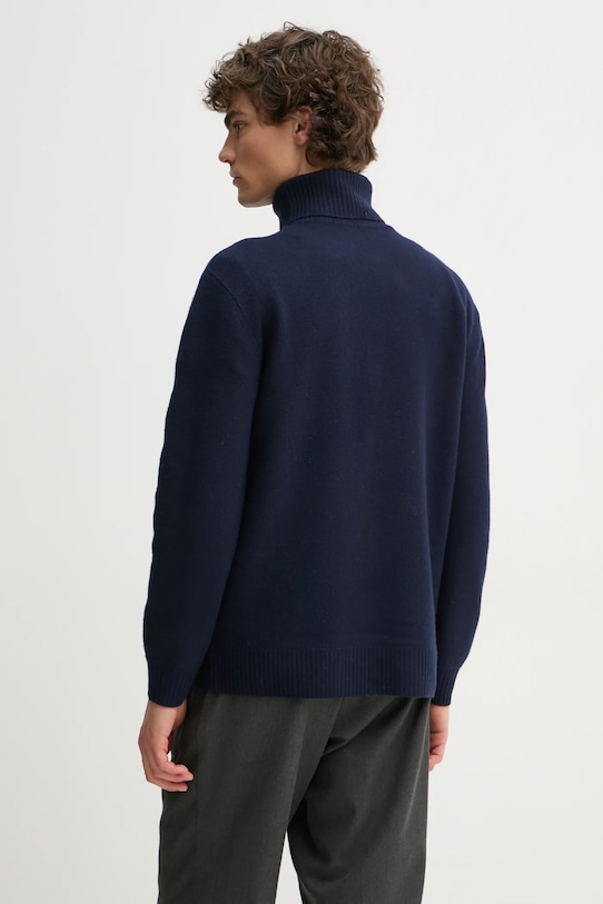 A.P.C. pulover de lana pull walter WVBDJ.M23248 bleumarin