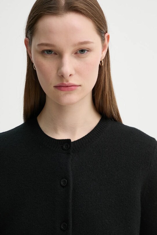 Вовняний кардиган A.P.C. cardigan mila чорний WVBDK.F22301