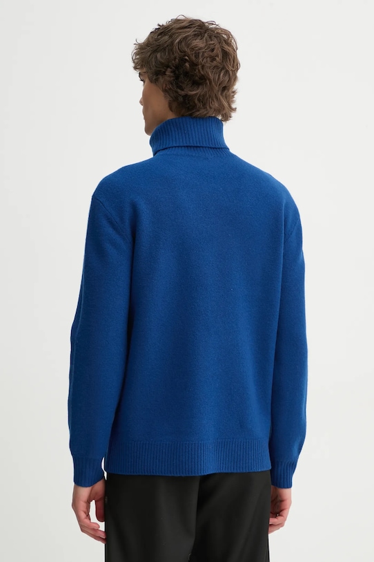 A.P.C. pulover de lana pull walter WVBDK.M23248 bleumarin