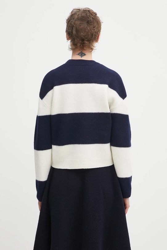 Одежда Шерстяной свитер A.P.C. pull penny WVBDL.F23370 тёмно-синий