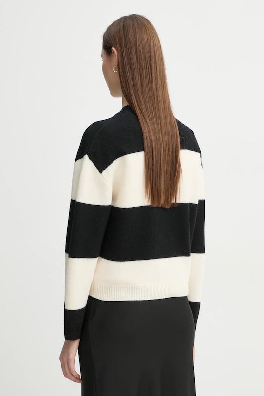 Odzież A.P.C. sweter wełniany pull penny WVBDL.F23370 czarny