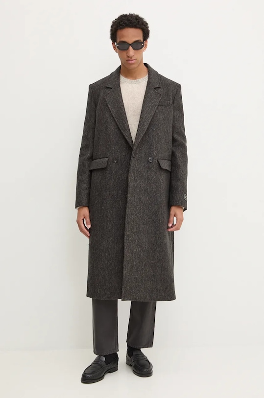 A.P.C. sweter wełniany pull mavericks beżowy WPABI.M23396