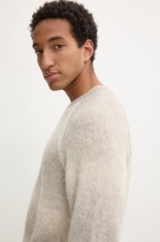 Шерстяной свитер A.P.C. pull mavericks WPABI.M23396 бежевый