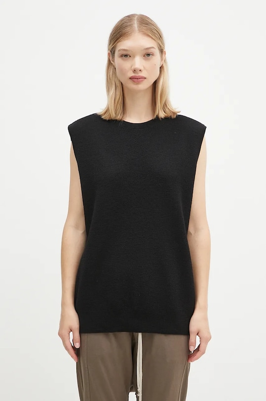 Clothing Y-3 wool gilet 3-S Knit Vest IW7484 black