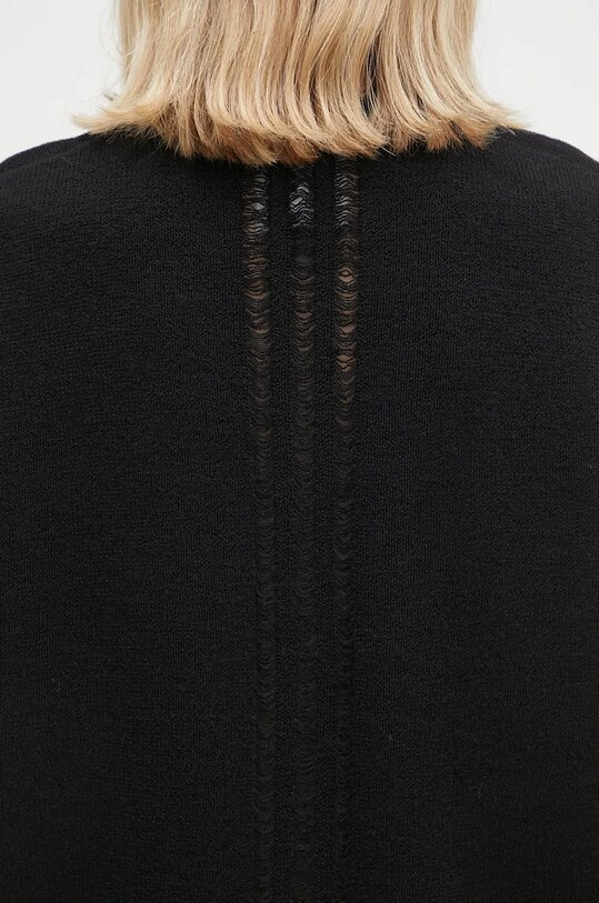 Y-3 gilè in lana 3-S Knit Vest IW7484 nero