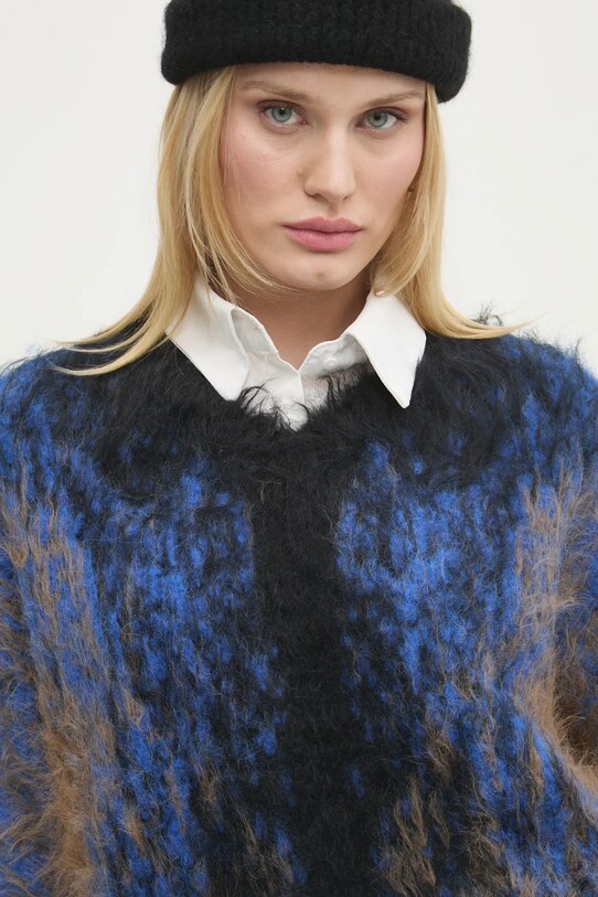 Pulover s dodatkom vune Y/Project HAIRY GRADIENT SWEATER 206SW012