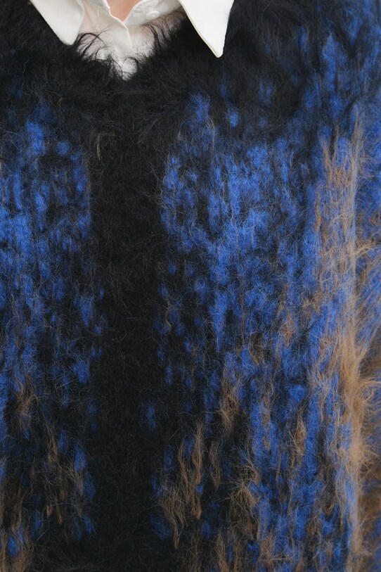 Pulover s dodatkom vune Y/Project HAIRY GRADIENT SWEATER 206SW012