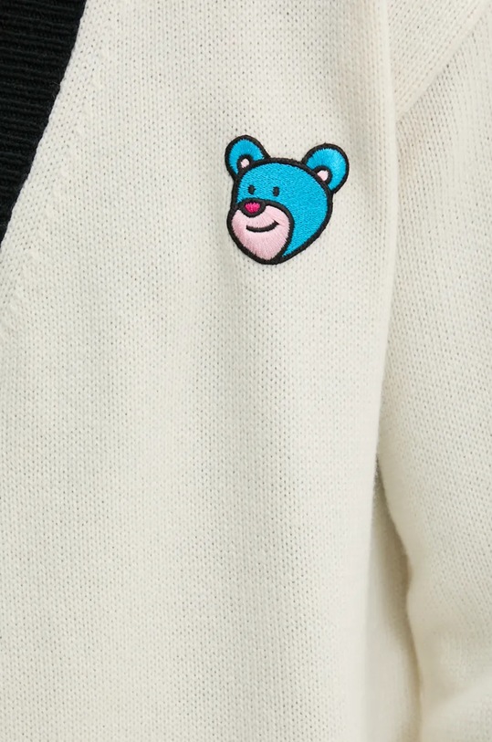 Inbetweeners cardigan din lana F4TWUACA068 bej