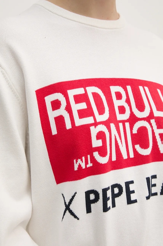 Pepe Jeans pulover de bumbac Red Bull Racing x Pepe Jeans RU700002