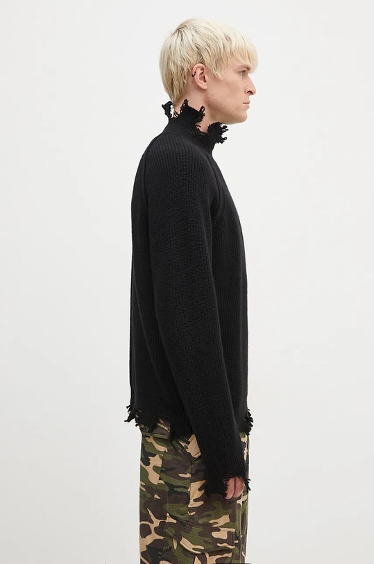 Andersson Bell woolen jumper Roghen Turtle Neck atb1157m black AW24