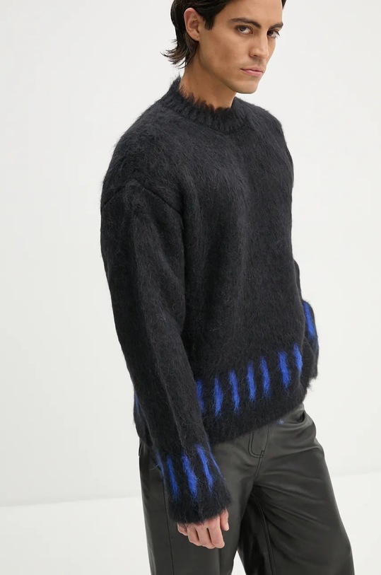 Vuneni pulover Sunnei RTWXKNW005 crna AW24