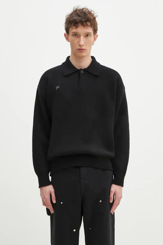 Pangaia pulover de casmir groase negru 10001268