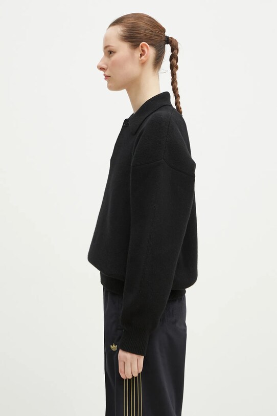 Pangaia sweter kaszmirowy czarny 10001268