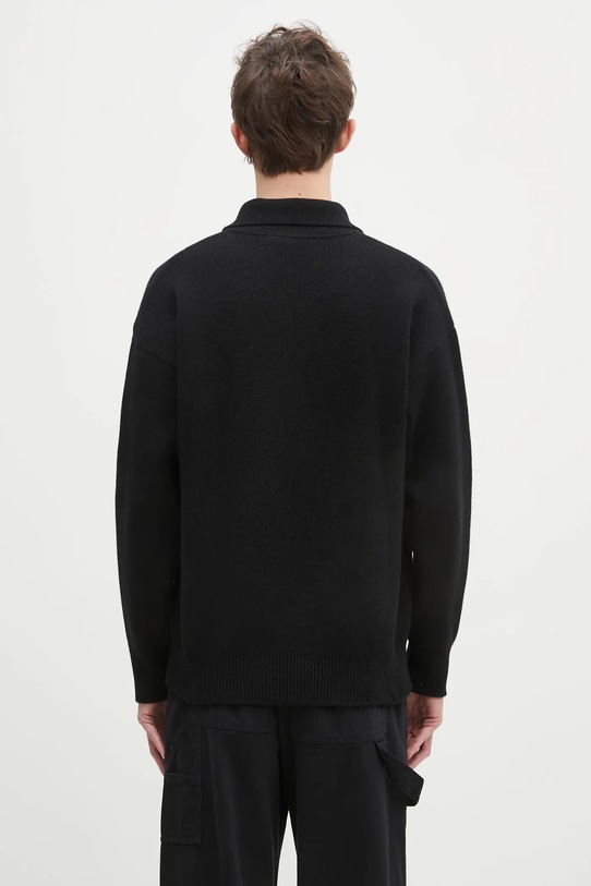 Πουλόβερ κασμίρ Pangaia 10001268 μαύρο