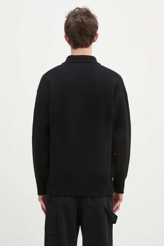 Pangaia cashmere jumper 10001268 black