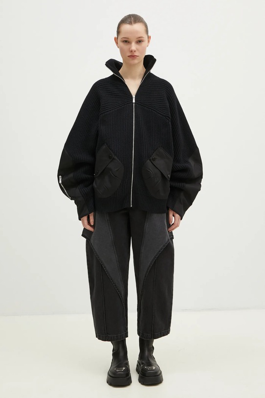 Ζακέτα από μίγμα μαλλιού A.A. Spectrum Saxon 82243310