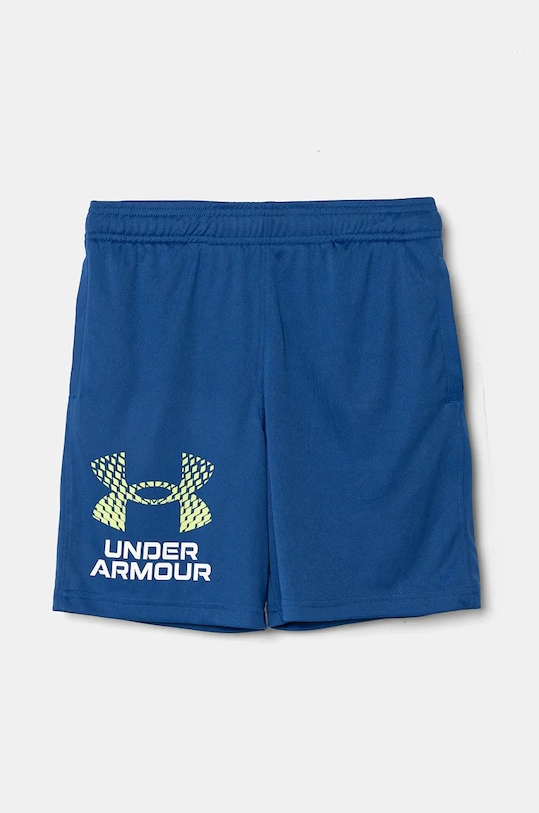 Детски къси панталони Under Armour Tech Logo Shorts трикотаж син 1383333
