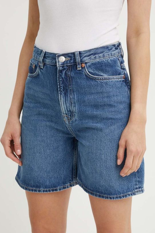 Samsoe Samsoe denim shorts SASHELLY cotton blue F24200011