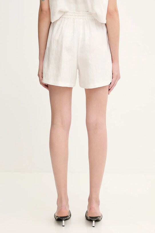 Oblečení Lněné kraťasy Samsoe Samsoe MAREN F23900001 bílá