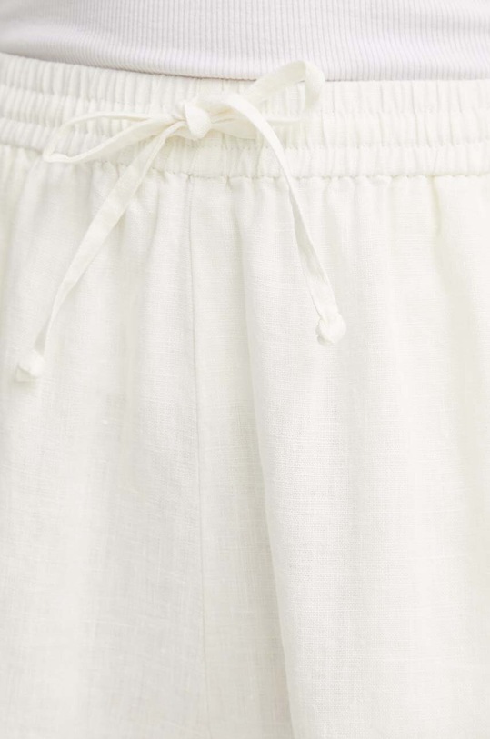 Ľanové šortky Samsoe Samsoe MAREN béžová F23900001