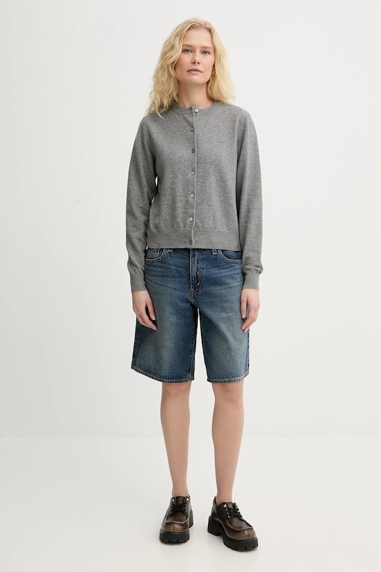 Levi's szorty jeansowe BAGGY DAD 000MJ niebieski AA00