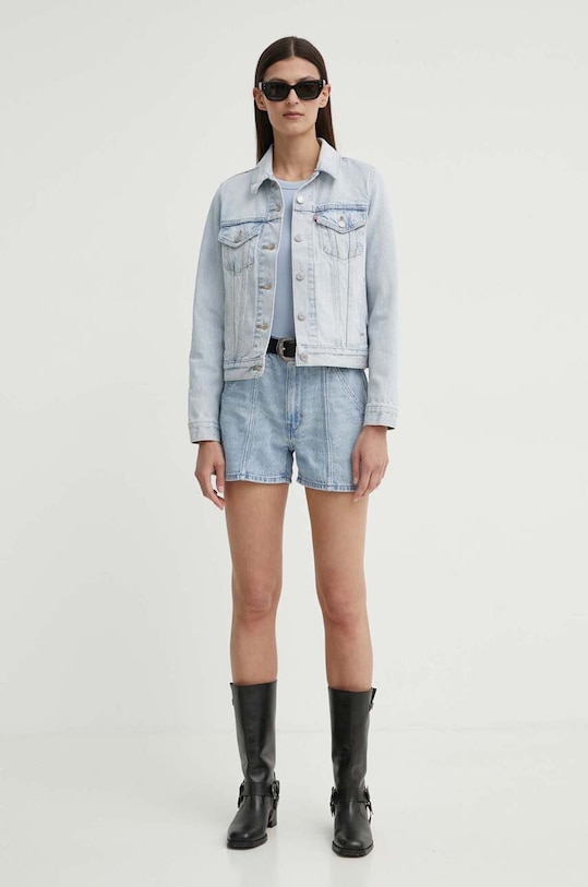 Levi's pantaloni scurti jeans CARPENTER SHORT A8719 albastru AW24