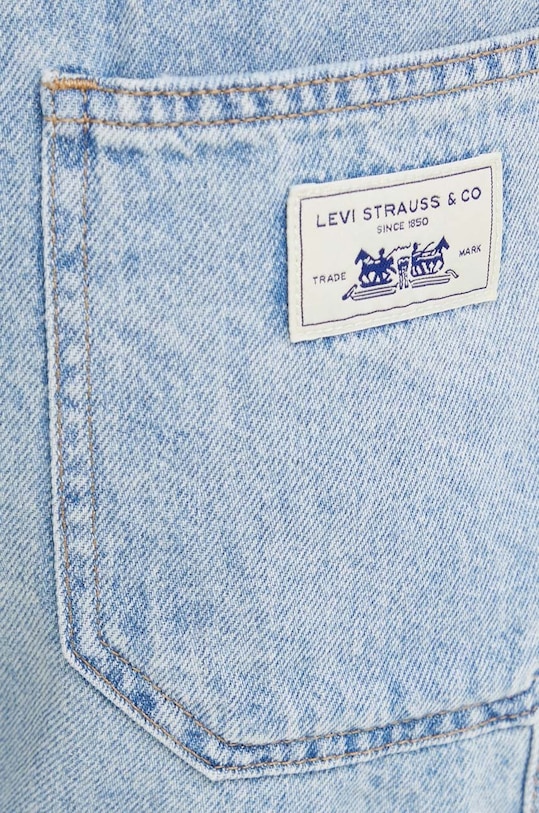 Levi's pantaloni scurti jeans CARPENTER SHORT albastru A8719