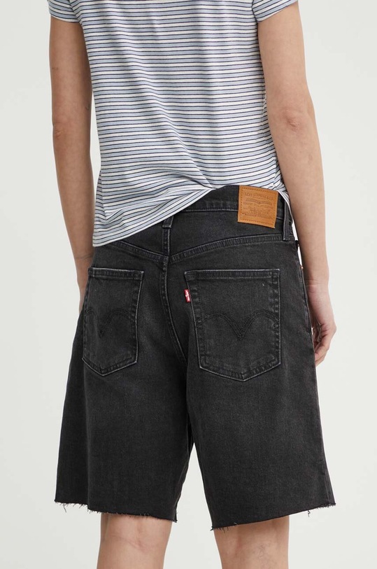 Ρούχα Τζιν σορτς Levi's BERMUDA SHORT A8720 μαύρο