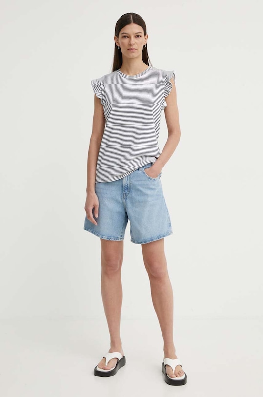 Levi's szorty jeansowe HIGH BAGGY SHORT A9311 niebieski AA00