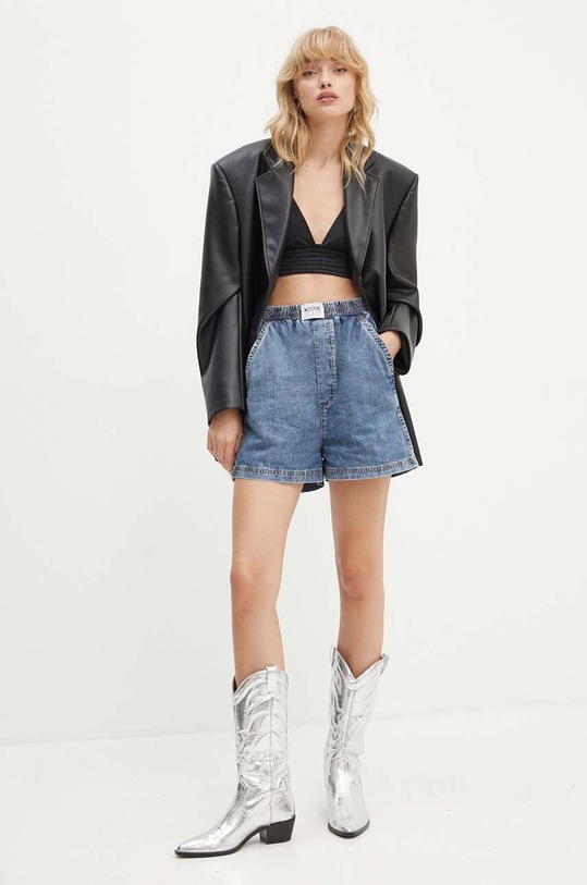 Džínové šortky Moschino Jeans 0304.8224 modrá AW24