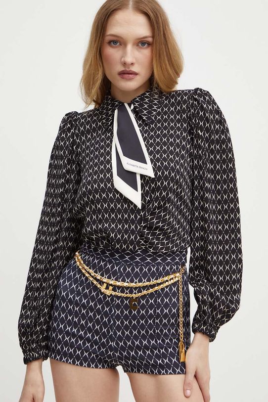 Elisabetta Franchi szorty czarny SHS0146E2