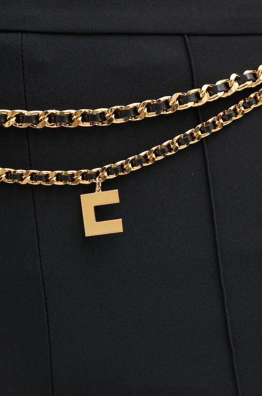 Elisabetta Franchi szorty czarny SHT0146E2