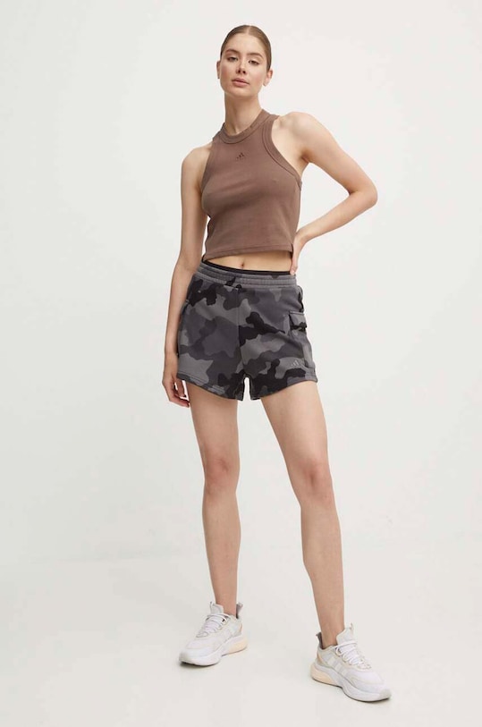 Шорти adidas Camo IX3707 сірий AW24