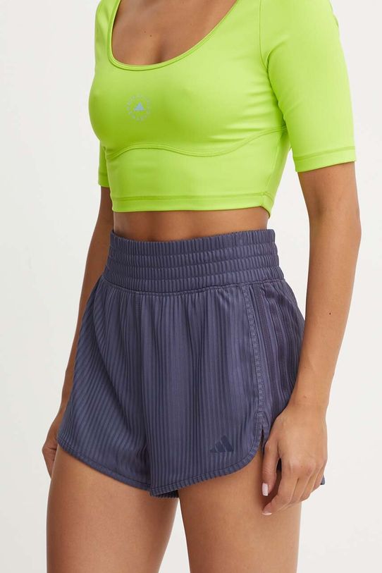 Tréningové šortky adidas Performance Pacer s elastanom tmavomodrá IK5457