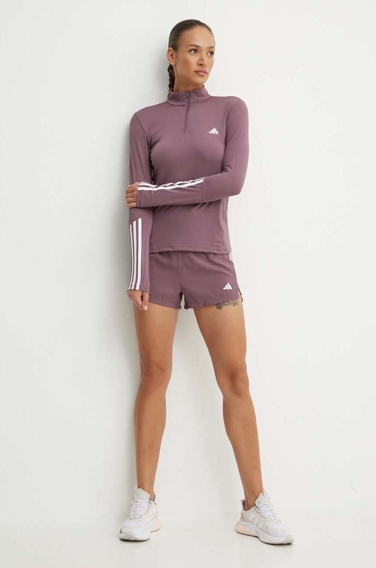 Tréninkové šortky adidas Performance Hyperglam IX3220 fialová AW24