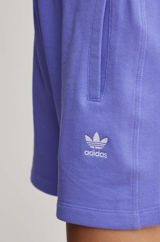 adidas Originals szorty bawełniane Essential IW5708 fioletowy
