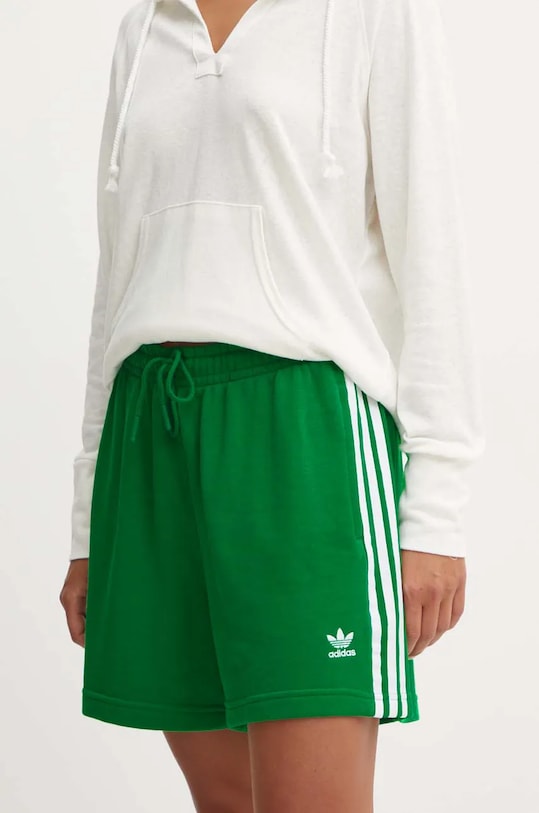adidas Originals pantaloni scurti tricotaj verde IY2157