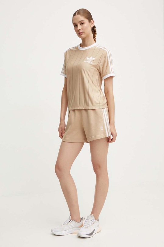 adidas Originals szorty IY2159 beżowy AW24