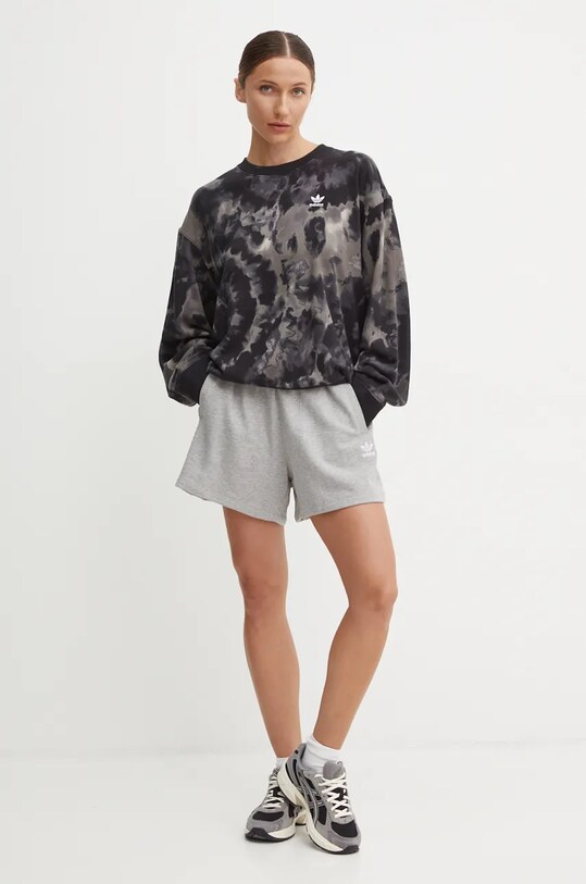 Bavlnené šortky adidas Originals Essential IY7341 sivá AW25