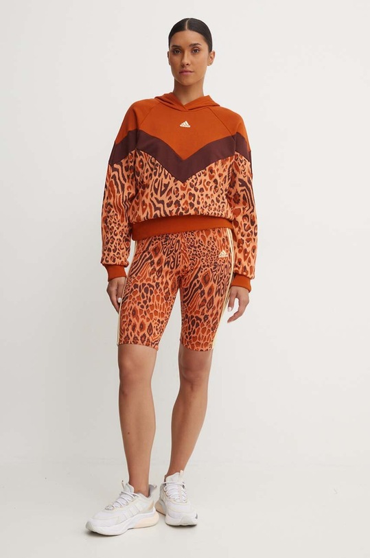 adidas pantaloncini IV9737 arancione AW24