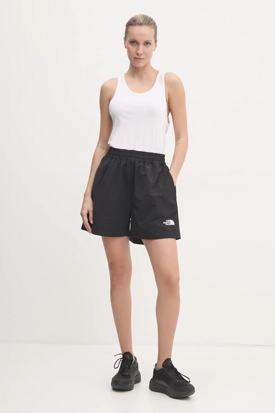 The North Face pantaloni scurti sport TNF Easy Wind NF0A8712JK31 negru AW24