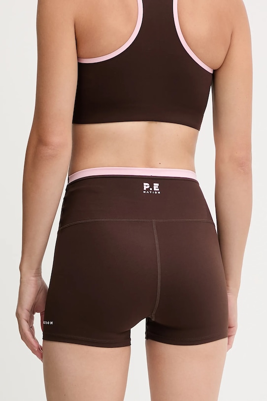Îmbrăcăminte P.E Nation pantaloni scurți Vita 243S432 maro
